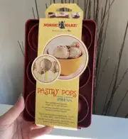Nordic Ware Pastry Pops - Cutting & Crimping Press Brand New