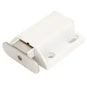 White Push To Open Magnetic Door Drawer Cabinet Catch Touch Latch