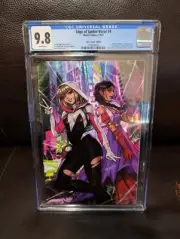 Edge of Spider-Verse #4 Derrick Chew Virgin CGC 9.8 1st Spinstress & Sun-Spider
