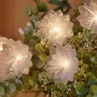 1.5M/3M LED Flower String Lights Flash Fairy Lamps Outdoor Garden Party Decor
