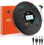 HOTT CD Player Portable with 4 Speakers, Portable CD Player with 5.3 Bluetooth a