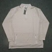 Mizzen Main Pullover Mens Extra Large Pastel Gray Versa Quarter Zip NWT
