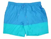 Calvin Klein UV 50+ UPF/SPF Quick Dry Bathing Suit Swimwear XXL NWT Light Blue