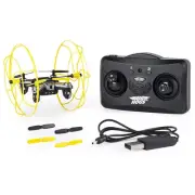 Air Hogs Hyper Stunt Yellow Unstoppable Micro RC Drone Toy Remote Control Plane