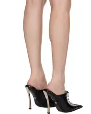 Elena cut-out minidress M Black