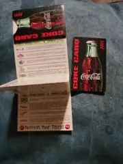 Coca Cola Coke Card Rare Vintage 1999 Collectible Deal Card with Sleeve