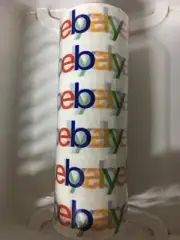 Pack of (6 Rolls) 75'x2 eBay Branded BOPP 2-mil Packaging Shipping Tape