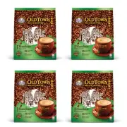 4 X Old Town 3-In-1 Instant Hazelnut White Coffee 15 Sticks x 38g