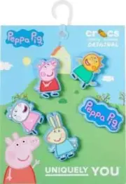 Peppa Pig Shoe Charms 5-Pack | Jibbitz for Crocs