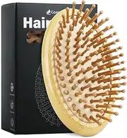 Combetter Natural Bamboo Hair Brush(No handle), Massaging Scalp, Detangling brush for Women, Men &Kids, Eco-friendly Natural Wooden for All Hair Types