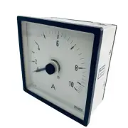 CROMPTON 244-03AG AC AMMETER 240 degree 96mm x 96mm 0-10A +-1% with Fixing kit