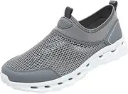 [Generic] Sneaker Mens Shoes Summer Men Sports Shoes Flat Bottom Lightweight Hollow Mesh Breathable and Comfortable Casual Mens Sneaker Socks No Show