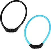 Kisangel 2pcs Bike Lock Chain Code Lock for Bicycle Motorcycle Scooter Reliable and Design