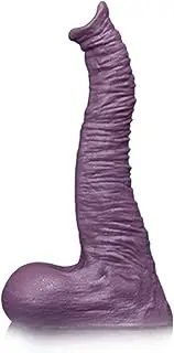 Animal Elephant Nose Anal Dildo with Strong Suction Cup, Flexible Silicone Animal Dildos Elephant Penis Replica Anal Plug for Men Women(Brown)