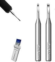 Stedi Model Scriber Blades 2PCS, Tungsten Steel Blades, 1mm + 1.5mm Size, For Modeling Hobby, RG Scale Model, Engraved, Panel Line, Resin, Scriber Replacement Blades