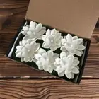 6pcs Waterproof Floating Lotus Night Light 10cm LED Lotus Flower