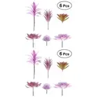 2 PCS Hanging Plant Fake Artificial Plants Indoor with Pot Succulent