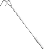 Stainless Steel Meat Hook Turner BBQ Flipper Hook for Grilling Smoking Cooking for Pork Chicken Lightweight Easy to Clean
