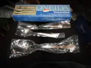Oneida Belmont immaculate 18/10 Stainless Steel 3 pc Hostess Set NIB