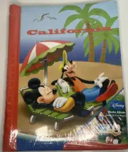 Disney Photo Album California 32 Pictures Mickey Mouse Goofy Beach SEALED
