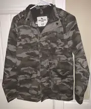 Abercrombie Kids Camo Jacket Size 13/14 NEW