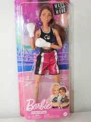 BABRIE DOLL MADE TO MOVE BARBIE 2024 BOXER MATCHES PINK HAIR MERMAID ODILE