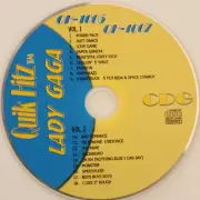 KARAOKE LADY GAGA QUIK HITS-1005-7 SINGLE CD+G 18 TRACKS NEW IN WHITE SLEEVE