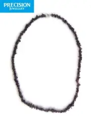 Amethyst Chips Necklace Gemstone Crystal Healing Protection Cleansing