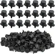 100Pcs Drip Irrigation Emitters,Adjustable Irrigation Drippers Sprinklers,1/4 Inch Emitters Micro Drip for Watering System