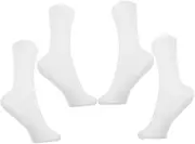 NAMOARLY 4 Pack Female Foot Mannequin Leg Model for Sock Display Realistic Leg Props for Photography Jewelry Showcasing