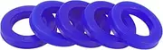 X AUTOHAUX Universal Oil Seal UN Lip Seal Ring Rotary Shaft Seal 28x44x8mm High Pressure TPU Blue 5 Pcs