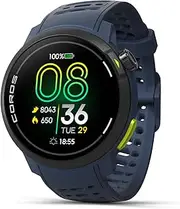 COROS PACE Pro GPS Sport Watch, 1.3-inch AMOLED Touchscreen, Fastest in Class Processor, 20 Days Battery Life, Navigation with Global Offline Maps, Sleep Tracking, Running, Cycling, Swimming (Blue)