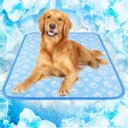 Extra Large Self-Cooling Dog Mat, 44'' x 32'', Washable & Non-Slip