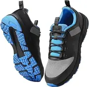 [VEVOR] Cross Training Shoes, M Width Sneakers US Size 10, Wide Toe Box Shoes with Arch Support & Adjustable Lace-up, Training Shoes for Running, Gymnastics, Dog Walking, and Weightlifting (Black)
