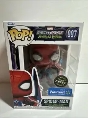 Funko Pop Marvel MechStrike Monster Hunters Spider-Man Glow Chase Walmart 997