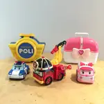 正版 POLI 變形波力 手提基地 ROBOCAR POLI 波力 安寶 AMBER  玩具 羅伊消防車 海力 巴奇
