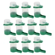 10 Pcs Automatic Water Dispenser Cage Feeder Bird Drinking Fountain Drinker for