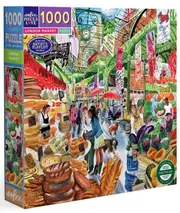 eeBoo - London Market Puzzle 1000pc