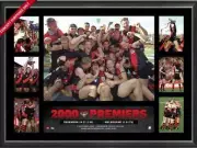 ESSENDON BOMBERS 2000 PREMIERS FRAMED AFL SPORTS PRINT AFL MEMORABILIA