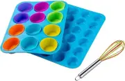 12 & 24 cavity pan Tray baking pan cup cake silicone muffin cup Mould bakeware