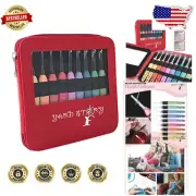 Ergonomic Light-Up Crochet Hook Set with Storage Case - Perfect for Dim Light