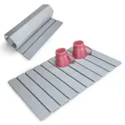 Foldable Stone Drying Mat for Kitchen Counter - Diatomaceous Earth Quick Dryi...