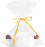 ABenkle Small Woven Basket, Mini Cotton Rope Storage Tiny Shelf Small, White