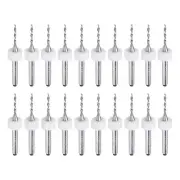 20pcs Micro PCB Drill Bits 1.25mm Tungsten Steel for CNC Engraving