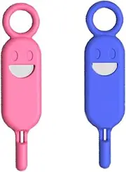 2 Pcs SIM Card Holder with Tray Eject Pin Removal Tool Needle Opener Ejector for Smartphone (Blue and Red)
