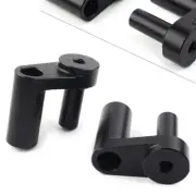 Motor Black Handlebar Risers Kit 1.625" Mount Clamps For BMW R1200RT R1250RT
