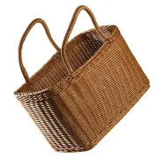 NNEOBA Woven Wicker Basket with Handle