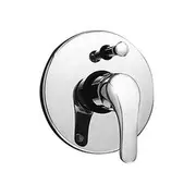Chrome Chloe Wall Mixer with Diverter