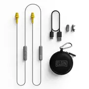 Elgin Ruckus Wireless Bluetooth Earplug Headphones 25 dB Noise Reduction Ear ...