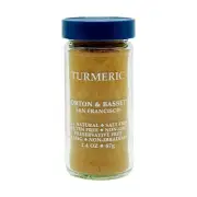 M B Herb Turmeric All Natural 2.4oz Salt Free Non GMO Kosher Spice for Cooking